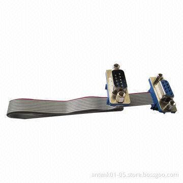 1.27mm Pitch Flat Cable Assembly, AWG28 Gauge, with DB Connector